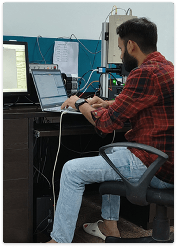 Person working